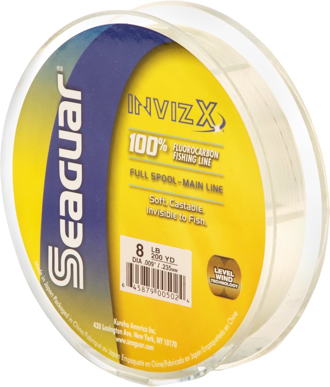 Seaguar® Invizx™ 8 lb. - 200 yards Fluorocarbon Fishing Line