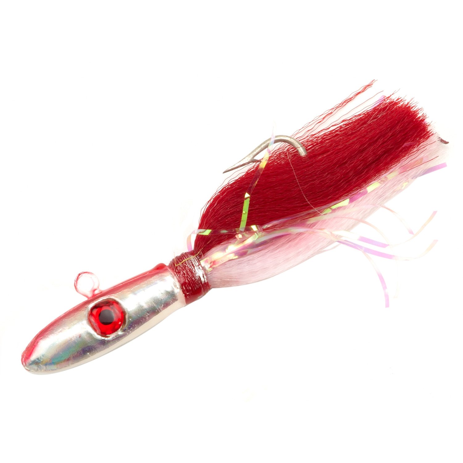 Wahoo Grouper Red/White 4 oz Jig Academy