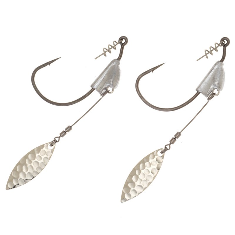 Owner Flashy Swimmer Single Bass Hooks with CPS 2-Pack, 3/O - Hooks at Academy Sports