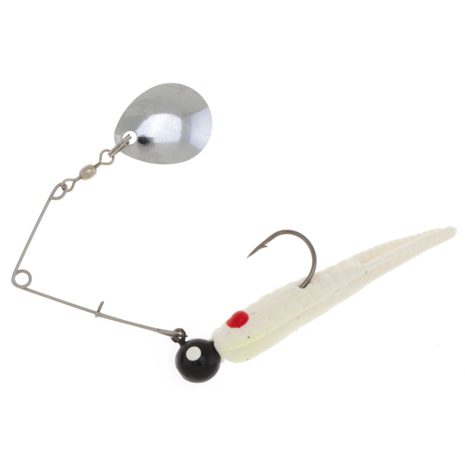 Johnson Red and White Beetle Spin Fishing Lures - 1062230