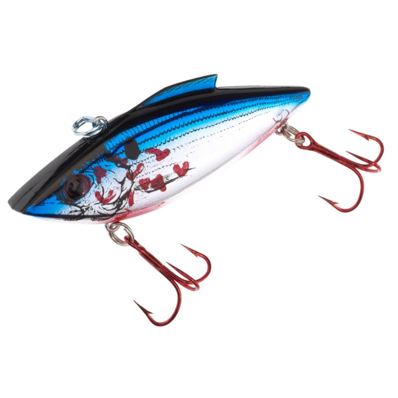 Bill Lewis Original Rat-L-Trap - 3' - Chrome Blue Bleeding Shad