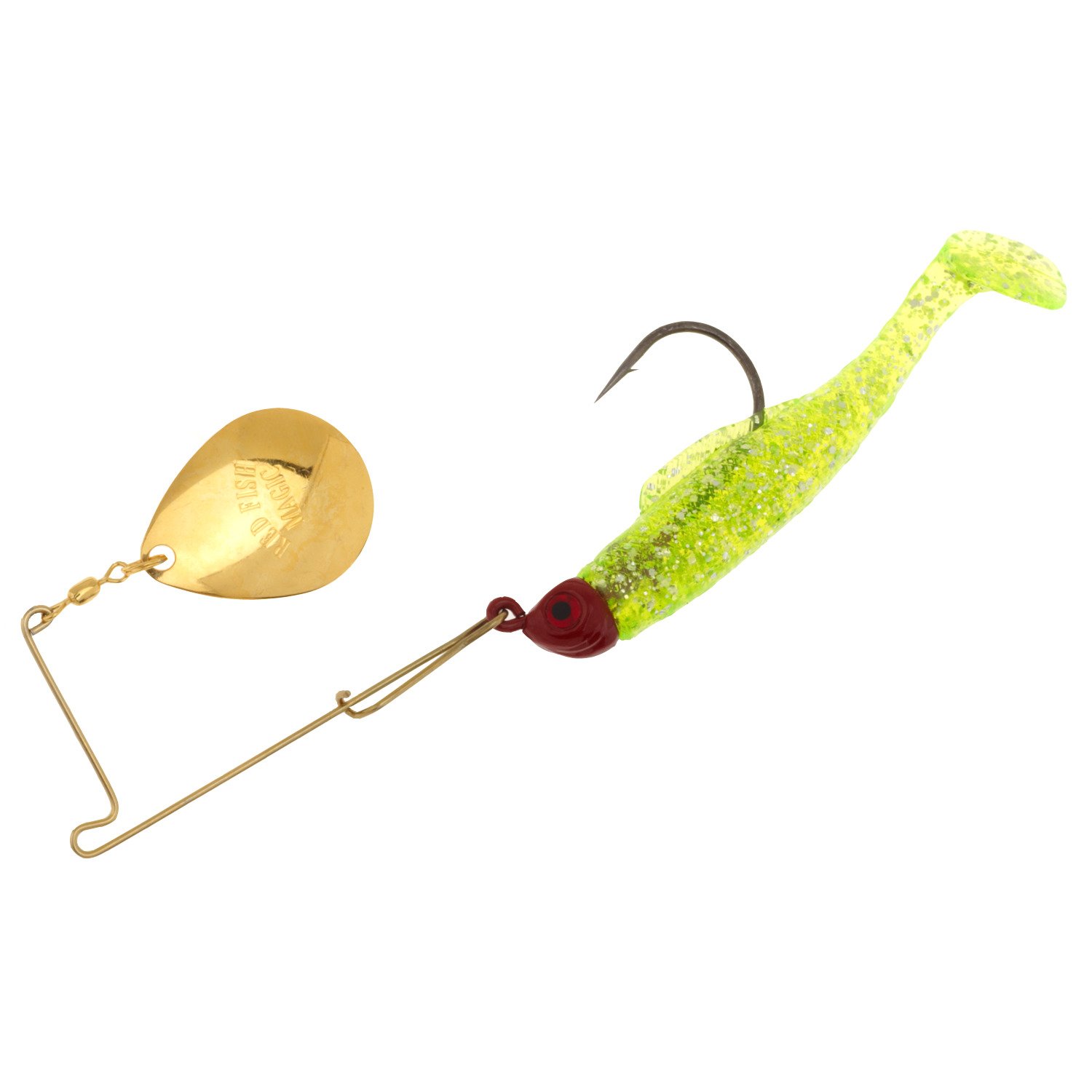  Strike King Redfish Magic Saltwater Spinnerbait, Watermelon  Chartreuse Tail/red Head, 1/4oz (RMG14-817) : Artificial Fishing Bait :  Sports & Outdoors