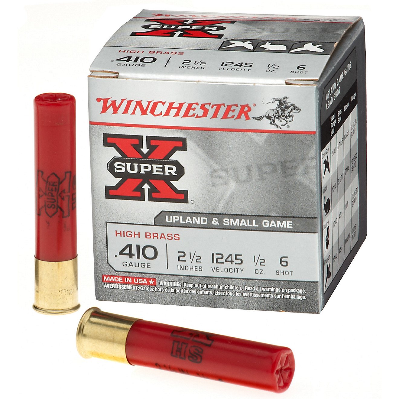 Winchester Super-X Game Load HS .410 Shotshells - 25 Rounds                                                                      - view number 1