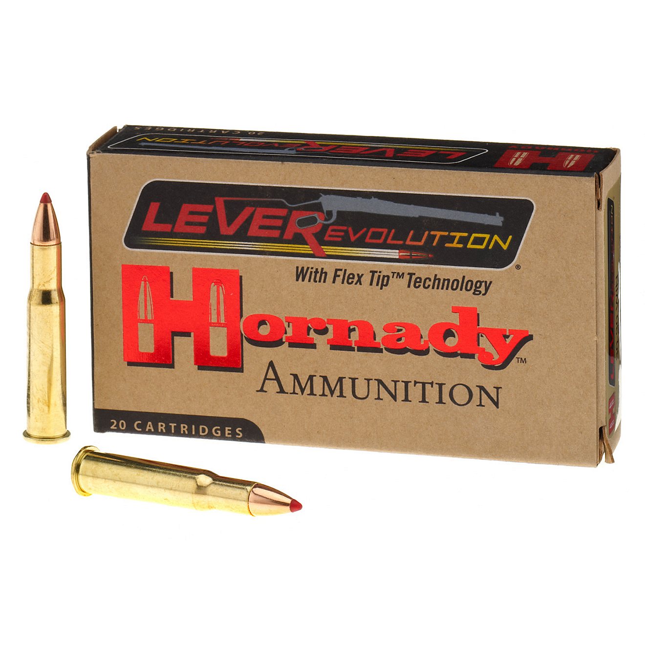 Hornady FTX LEVERevolution .30-30 Winchester 160-Grain Rifle Ammunition - 20 Rounds                                              - view number 1