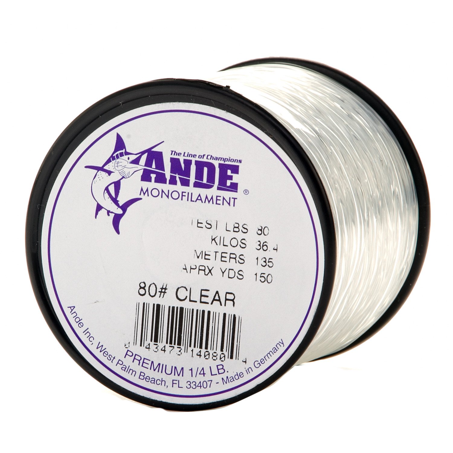 ANDE® Premium 80 lb. 150 yards Monofilament Fishing Line Academy