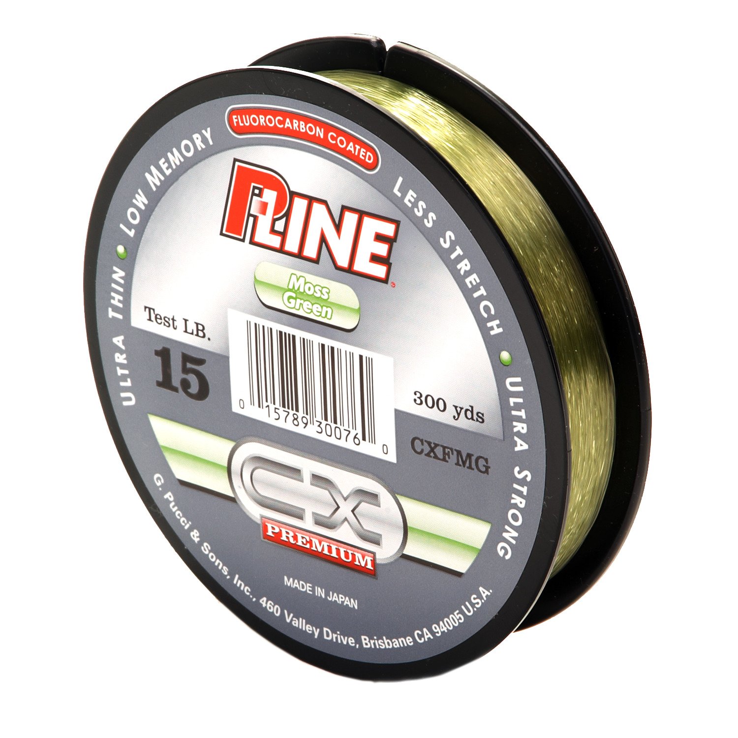 P-Line® CX Premium 15 lb. - 300 yards Fluorocarbon Fishing Line