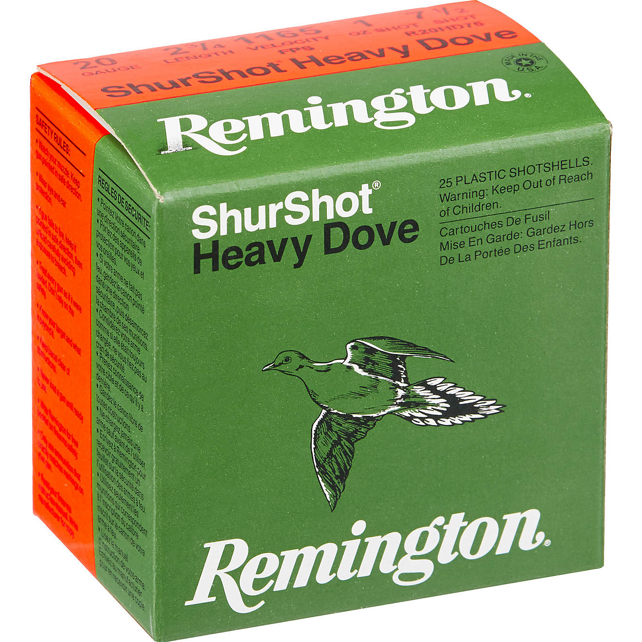 Remington ShurShot Heavy Dove 20 Gauge 7.5   Shotshells                                                                          - view number 1