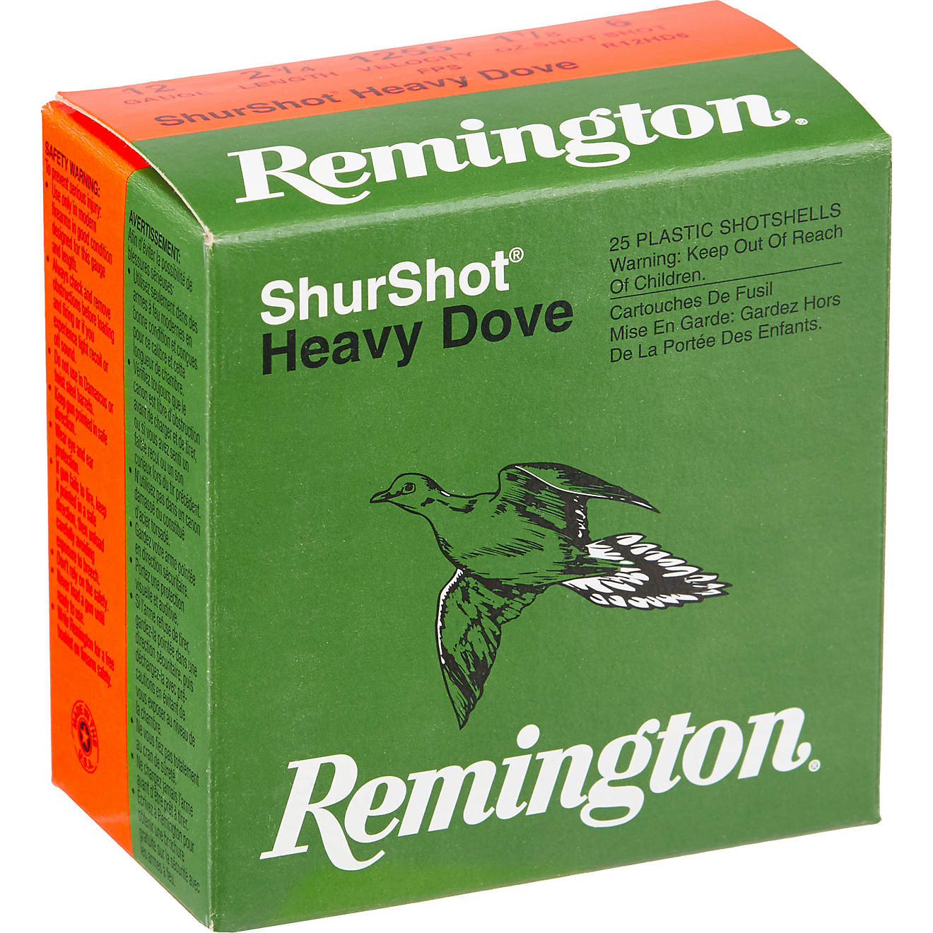 Remington 12 Gauge ShurShot Heavy Dove 6 Shotshells - 25 Rounds 