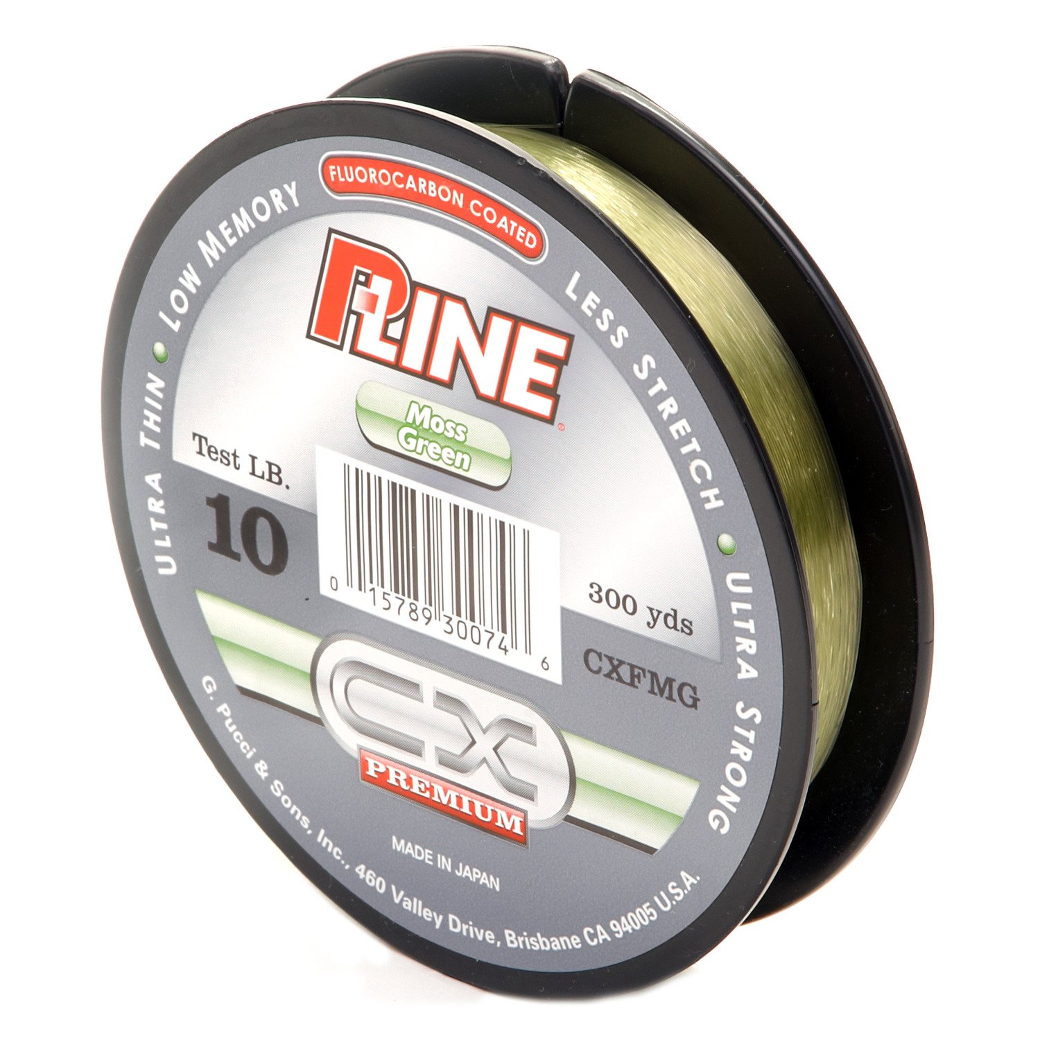 P-Line CXFFL-10 Fluorocarbon 10 lb Fishing Line 