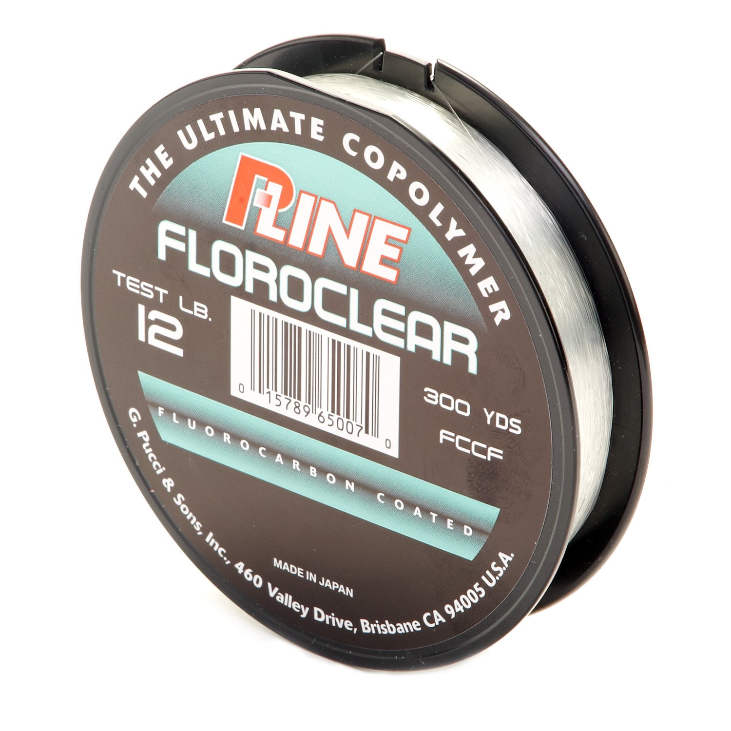 pline clear floroclear fluorocarbon coated line 20lb 600 yd NEW p line