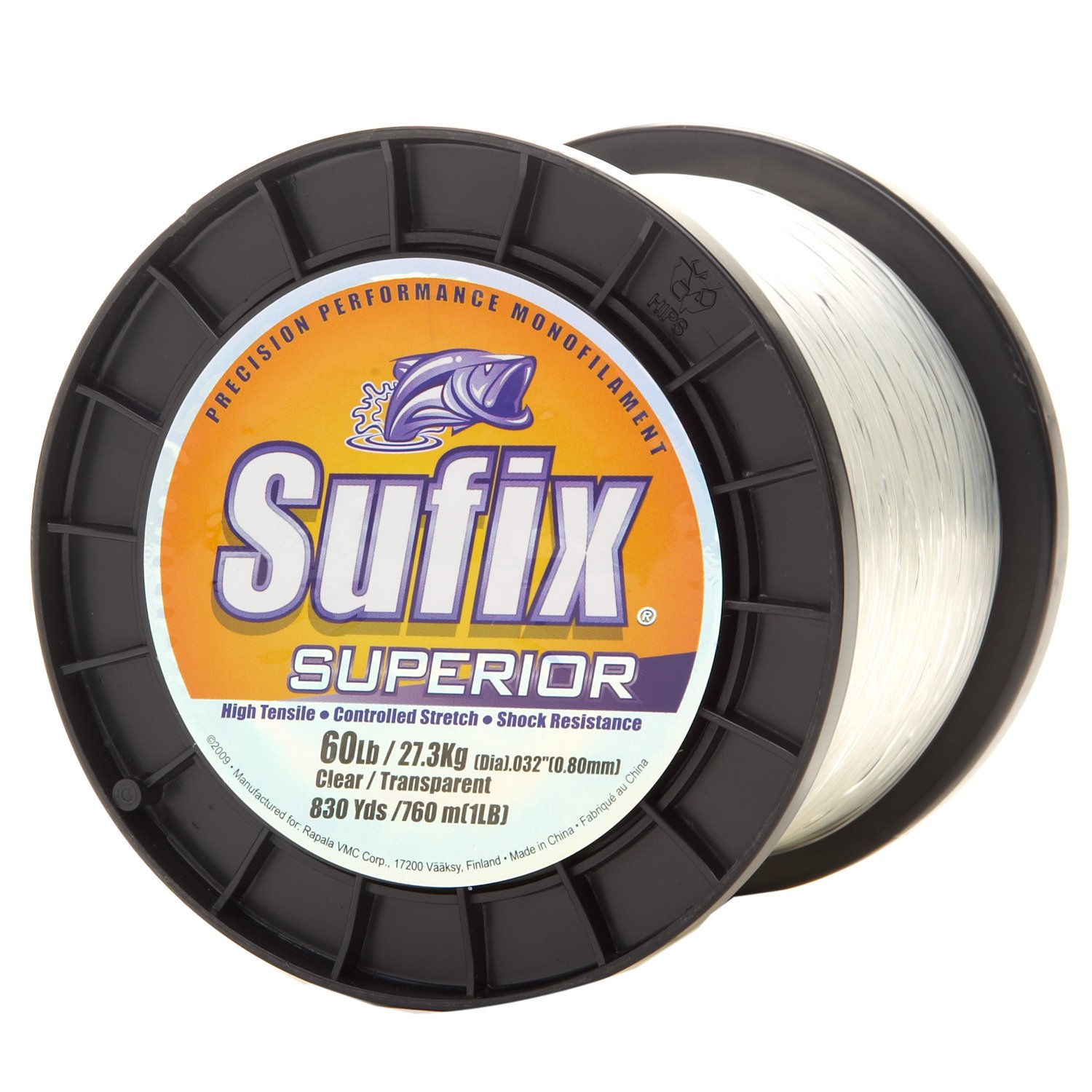 SUFIX SUPREME, PREMIUM COPOLYMER, MONOFILAMENT LINE