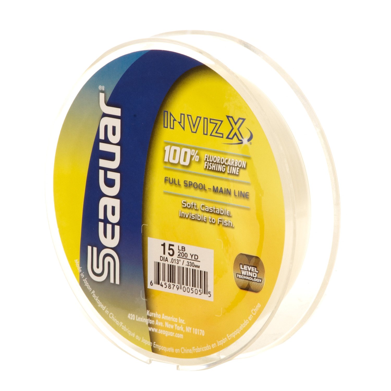 Seaguar Invizx 100% Fluorocarbon 200 Yard Fishing Line, Fluorocarbon Line -   Canada