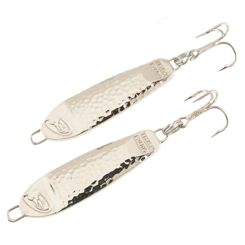 Cotton Cordell 3/8 oz. Jigging Spoon 2-Pack Silver - Fresh Water Jigs And Spoons at Academy Sports