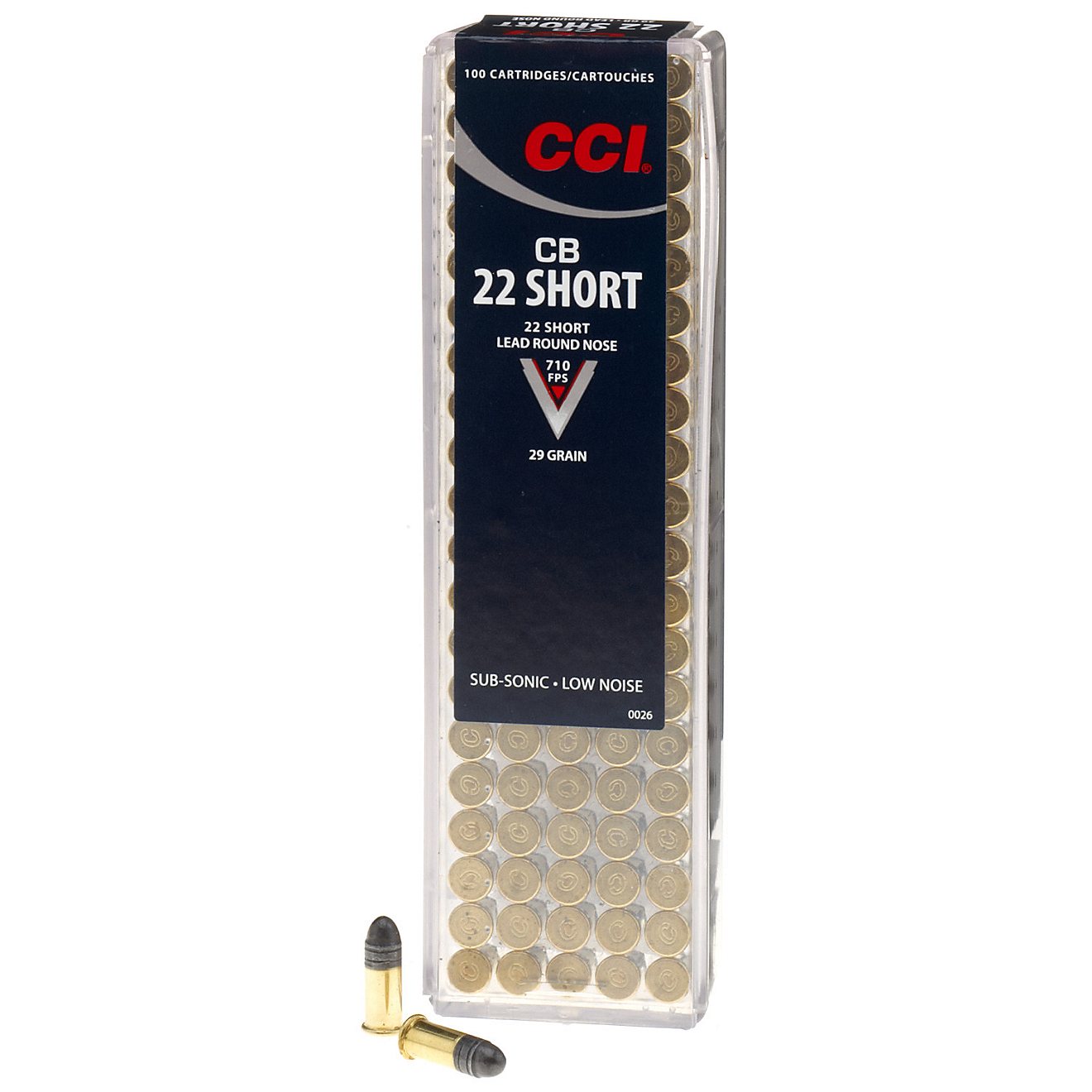 CCI CB .22 Short 29-Grain Ammunition - 100 Rounds                                                                                - view number 1