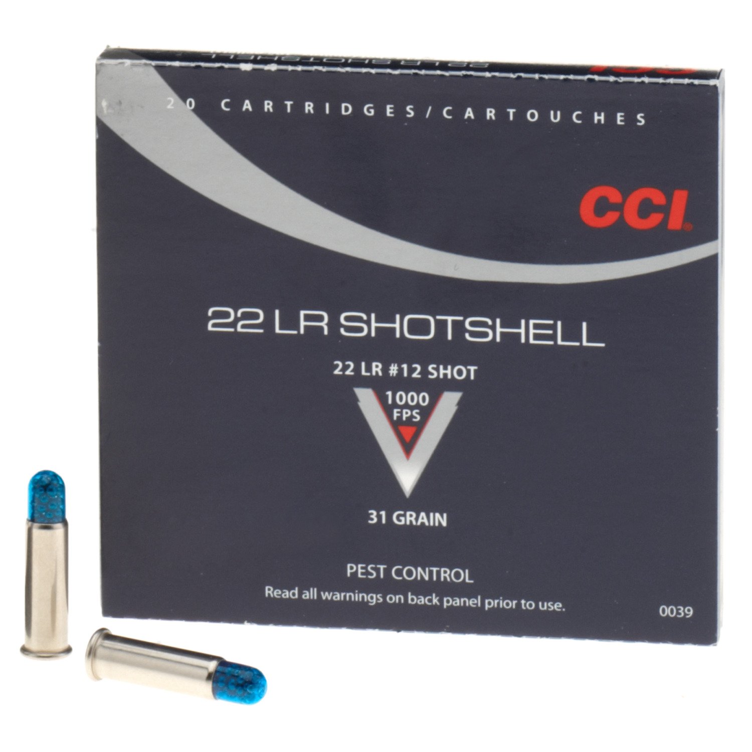 CCI® .22 LR 31-Grain Rimfire Handgun Shotshells - 20 Rounds                                                                     - view number 1 selected