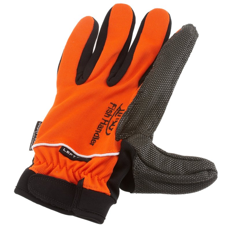 Lindy Fish Gloves - Orange/Black - L/XL - Left Hand