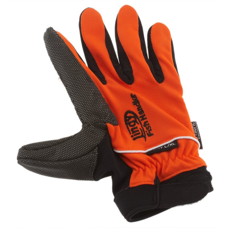 Lindy Fish Gloves - Orange/Black - L/XL - Right Hand
