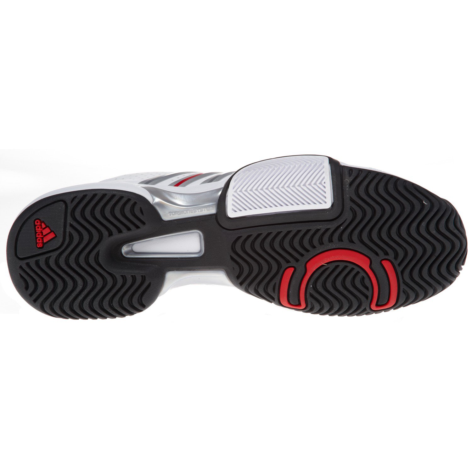 adidas™ Men's Barricade Team Low Top Tennis Shoes - view number 6