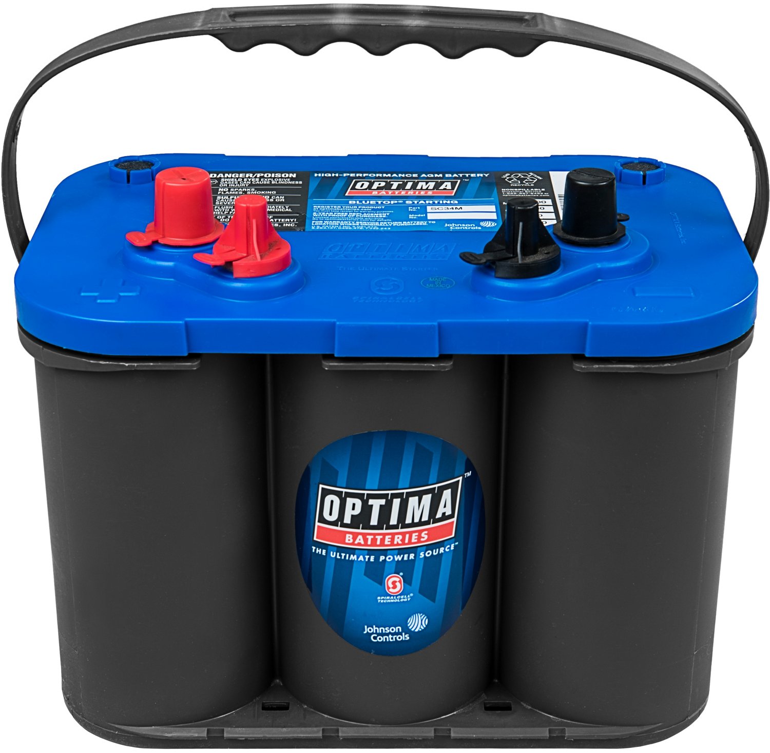 Optima Batterie Optima blau 12V 55Ah - 765A BA816 - Comptoir Nautique