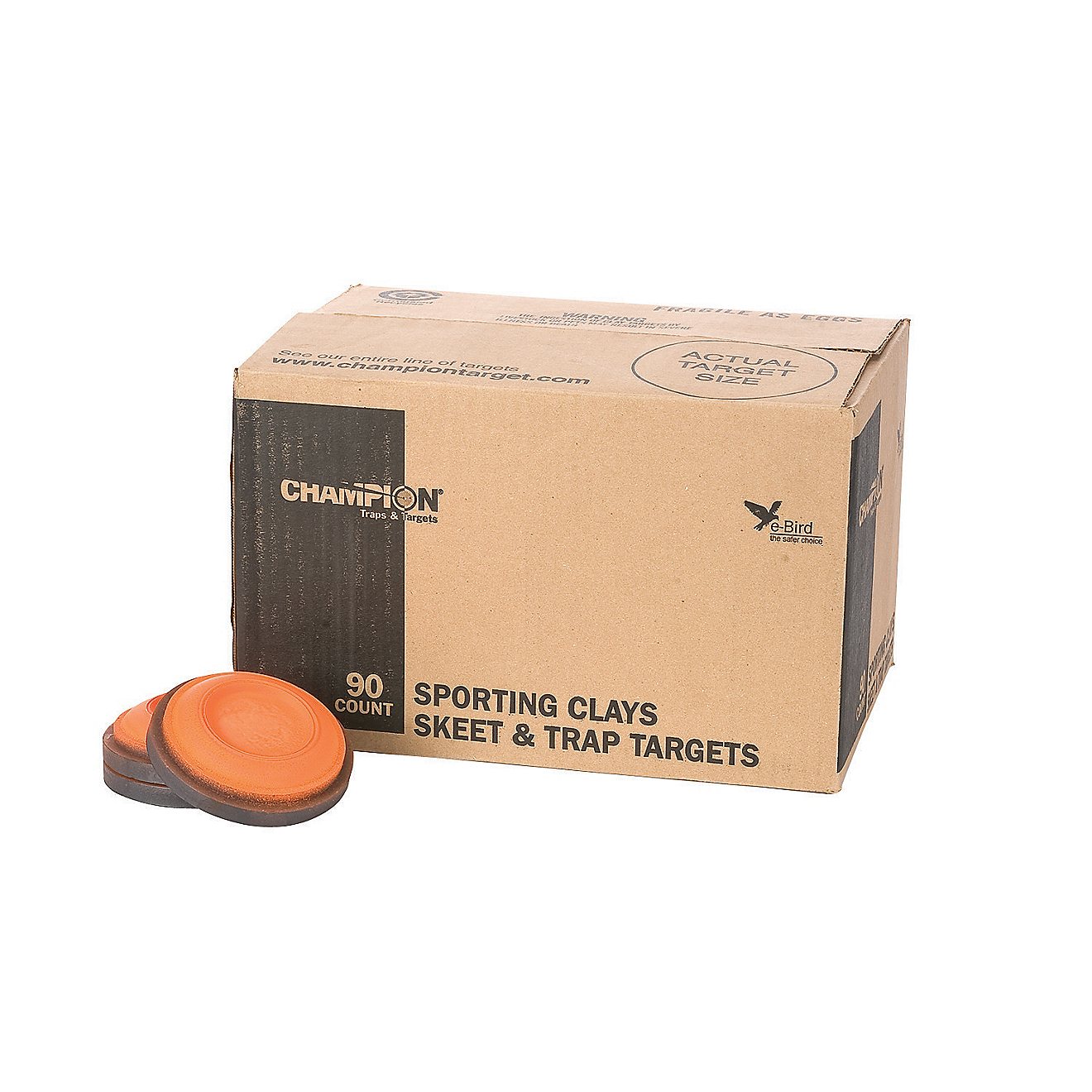Champion Orange Dome Standard Clay Targets 90-Pack                                                                               - view number 1
