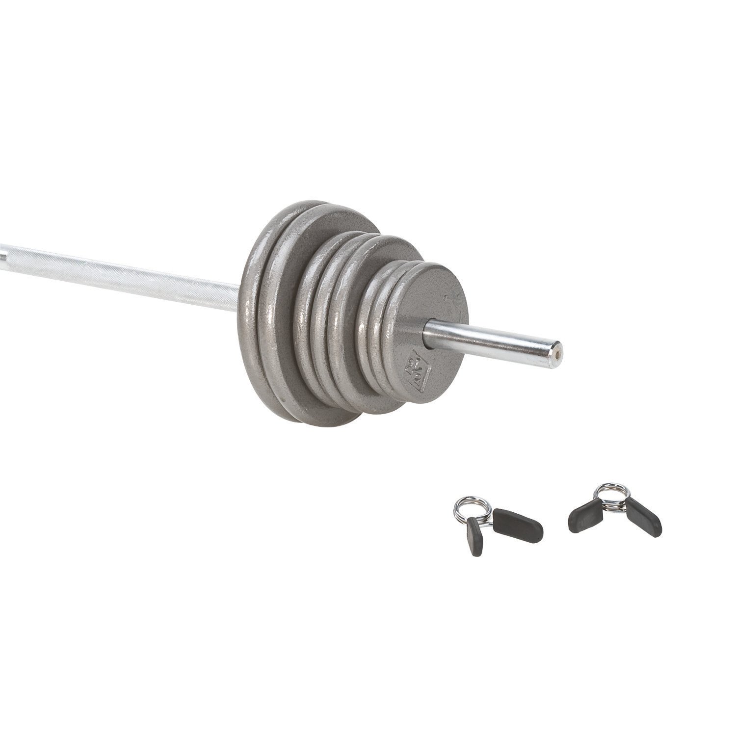 110 lb best sale barbell set