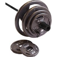 Cap barbell bumper plate set sale