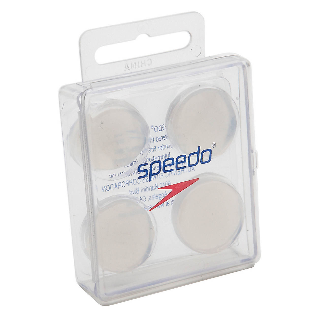 Speedo Adults' Silicone Ear Plugs 4-Pack                                                                                         - view number 1