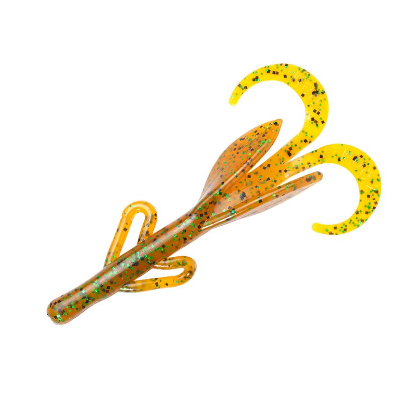 Zoom Baby Brush Hog 5" Creature Baits 12-Pack Rootbeer - Frsh Wtr Soft Plastic at Academy Sports