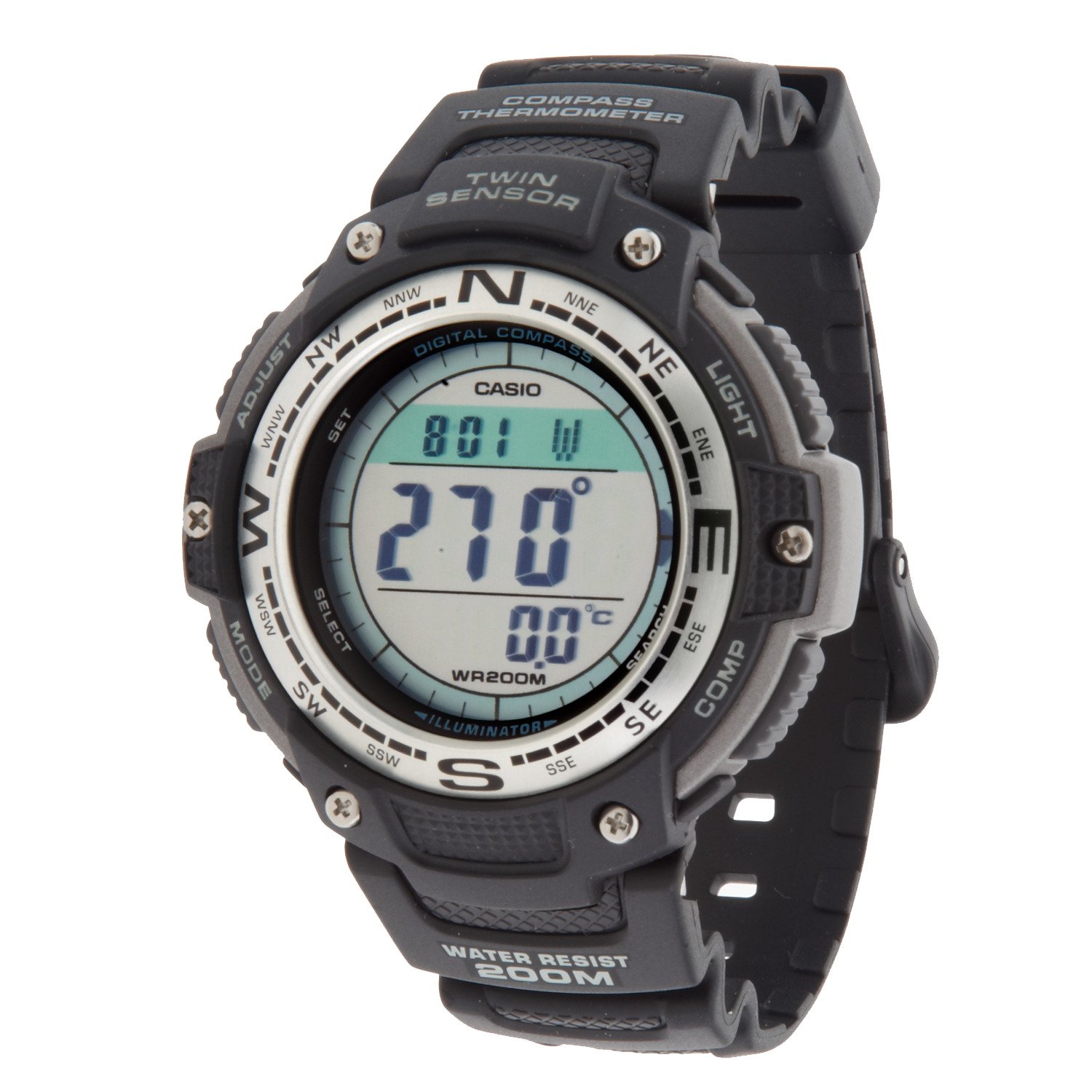 Casio Men's Digital Compass Twin Sensor Watch                                                                                    - view number 1 selected