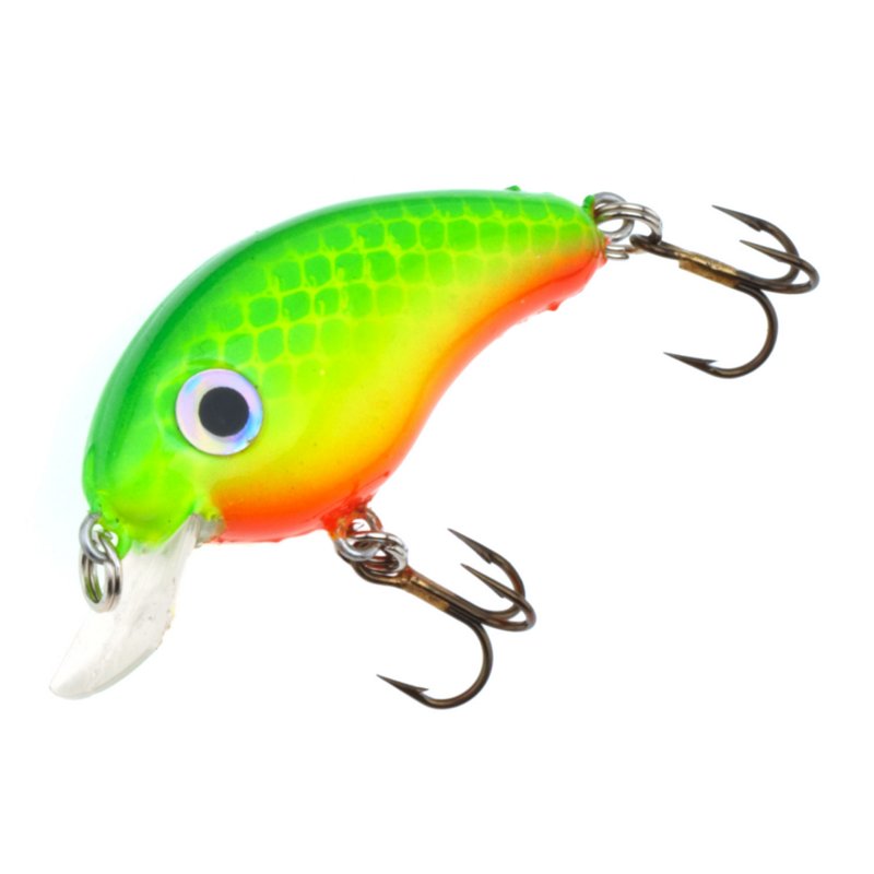 SHCBPM-509 Bitsy Minnow, 0.13 oz. - Green Back-Chartreuse