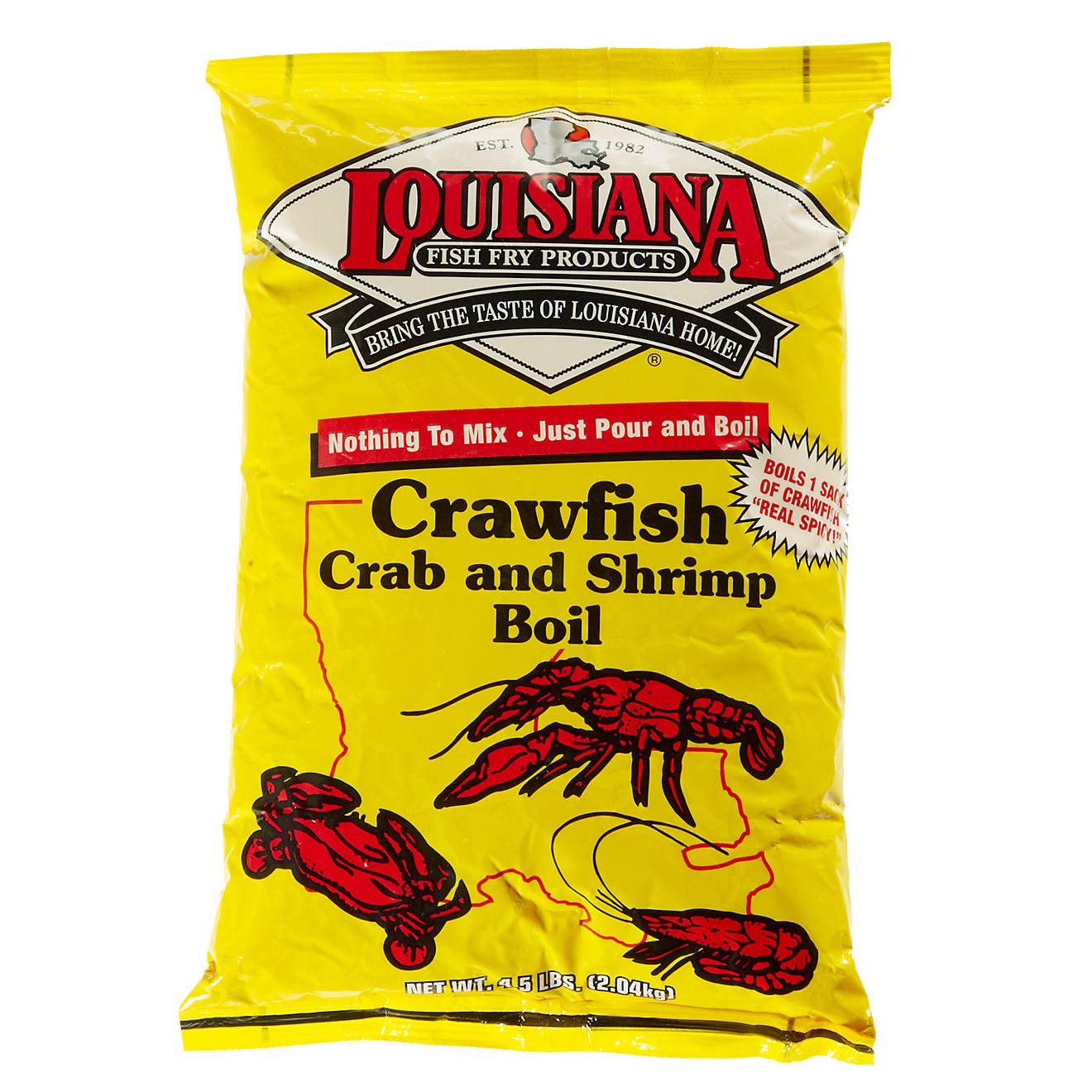 Louisiana Fish Fry Products 4.5 lb. Crawfish/Crab/Shrimp Boil                                                                    - view number 1