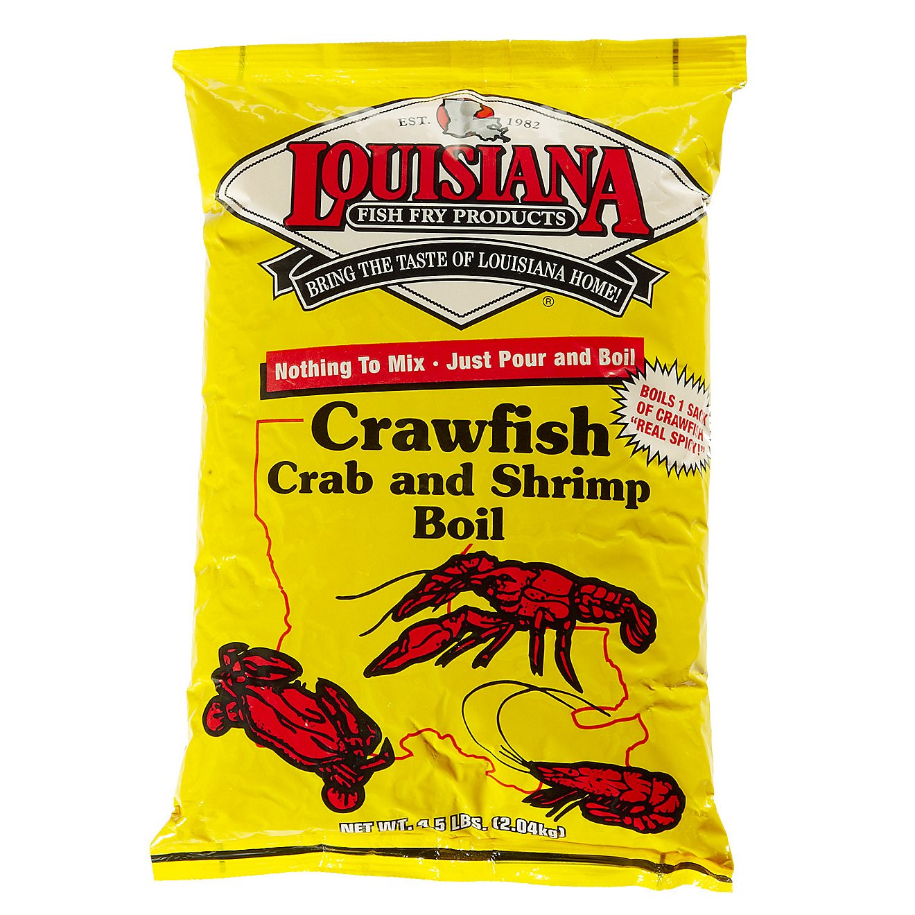 Louisiana Fish Fry Products 4.5 lb. Crawfish/Crab/Shrimp Boil                                                                    - view number 1