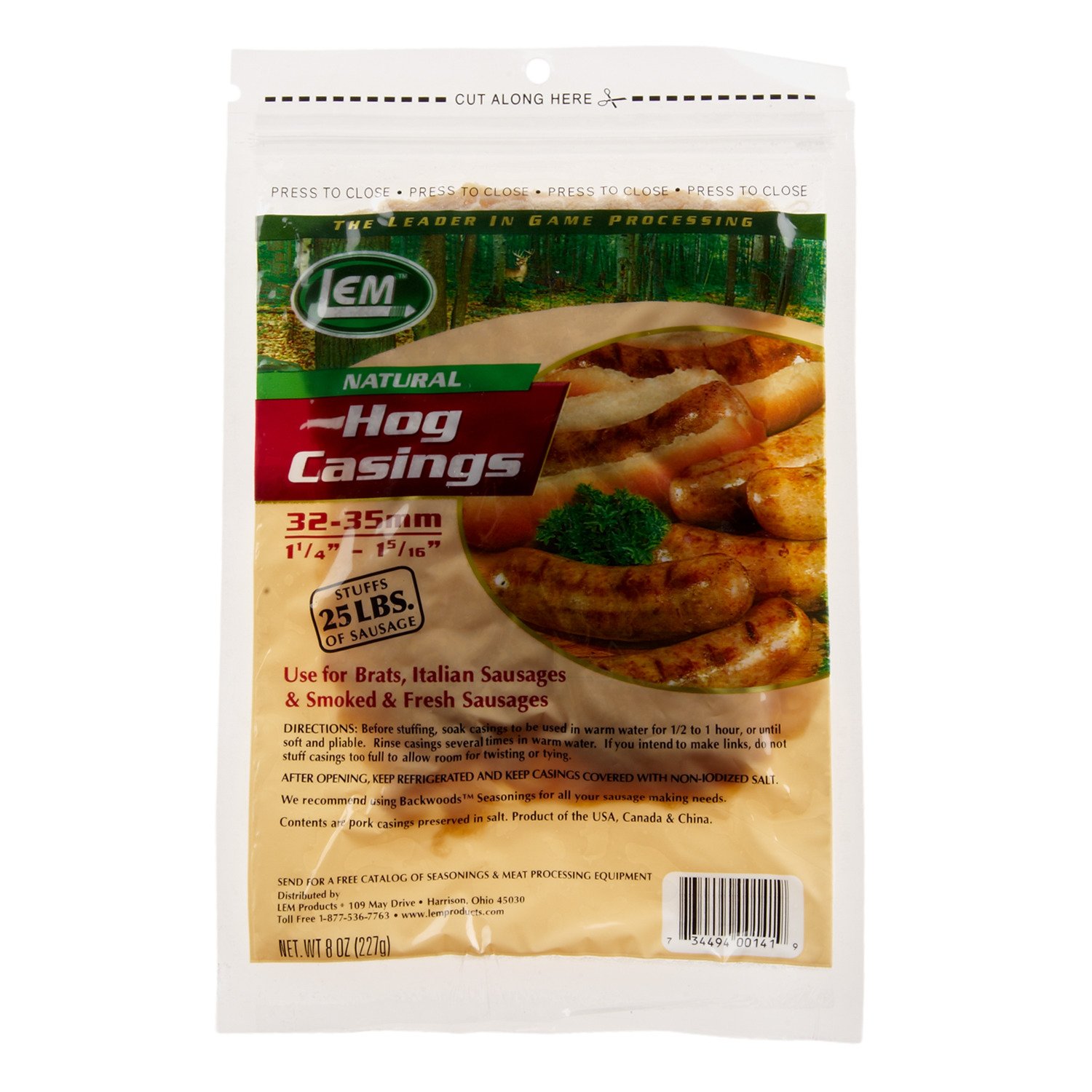 Lem Natural Sheep Sausage Casings - 5 oz