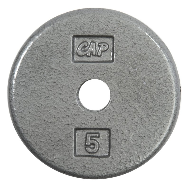 CAP Barbell 5 lb. Standard Plate, 5 Lbs - Free Weights/Bulk at Academy Sports