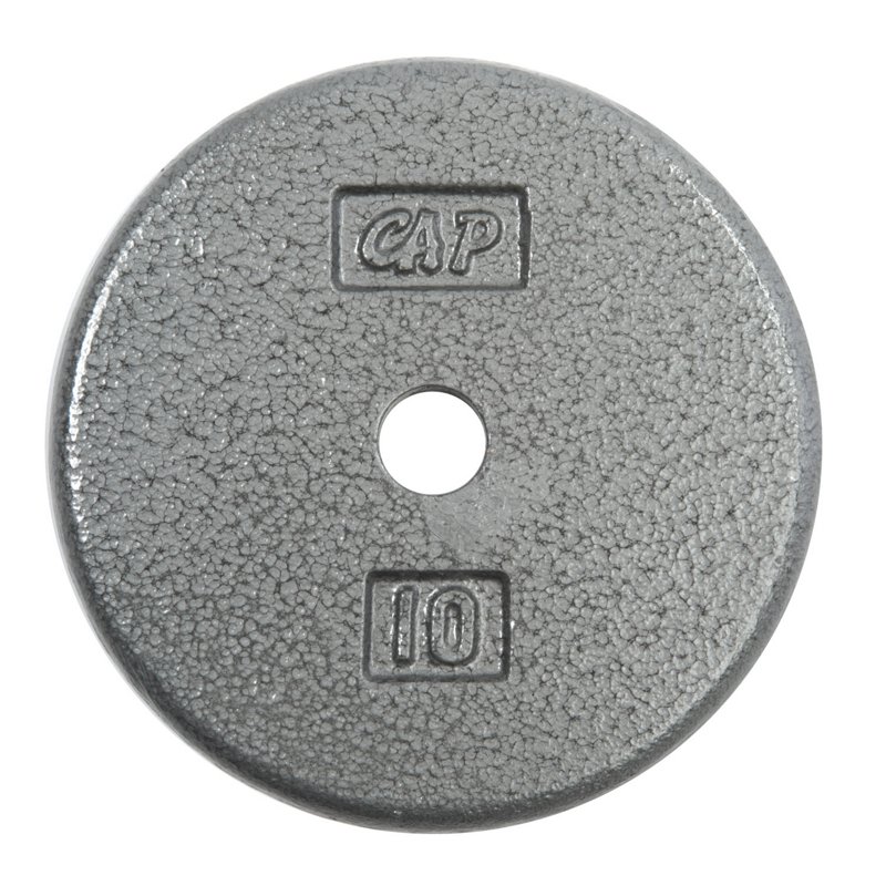 CAP Barbell 10 lb. Standard Plate, 10 Lbs - Free Weights/Bulk at Academy Sports