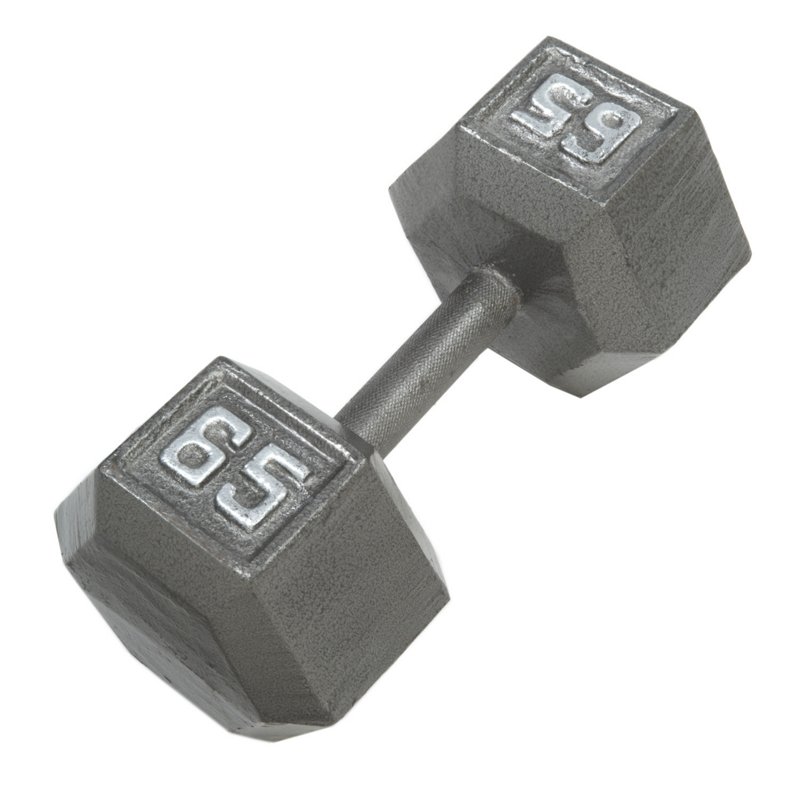 CAP Barbell 65 lb. Solid Hex Dumbbell, 65 Lbs - Free Weights/Bulk at Academy Sports