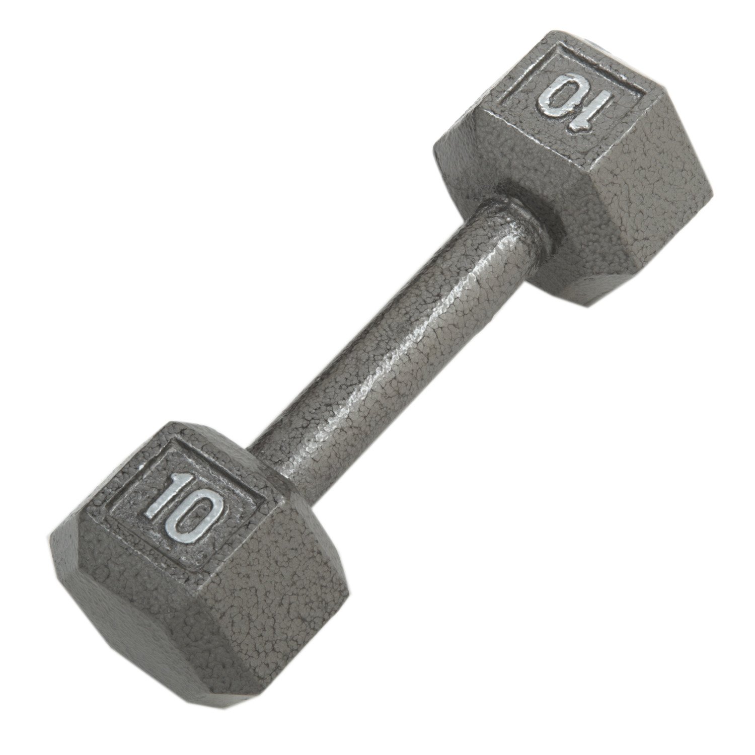 CAP Barbell 10 lb. Solid Hex Dumbbell Academy