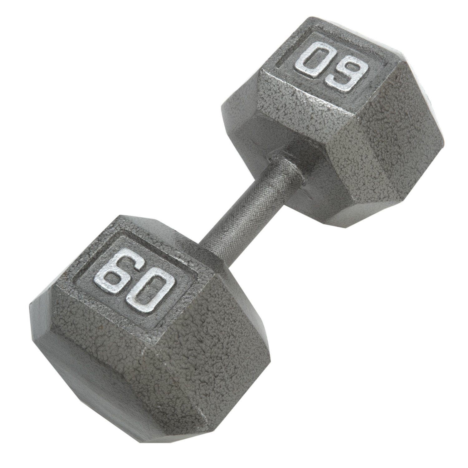 CAP Barbell 60 lb. Solid Hex Dumbbells Academy