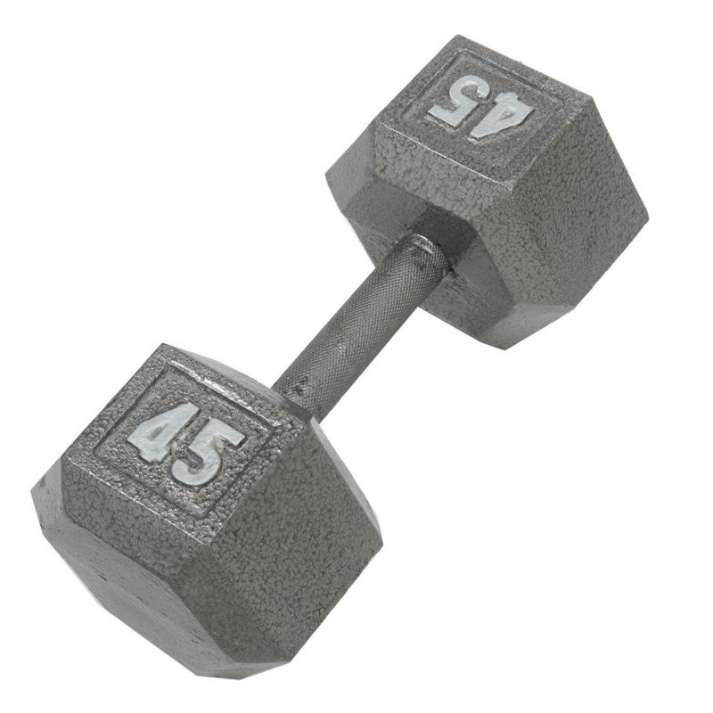 CAP Barbell 45 lb. Solid Hex Dumbbells, 45 Lbs - Free Weights/Bulk at Academy Sports