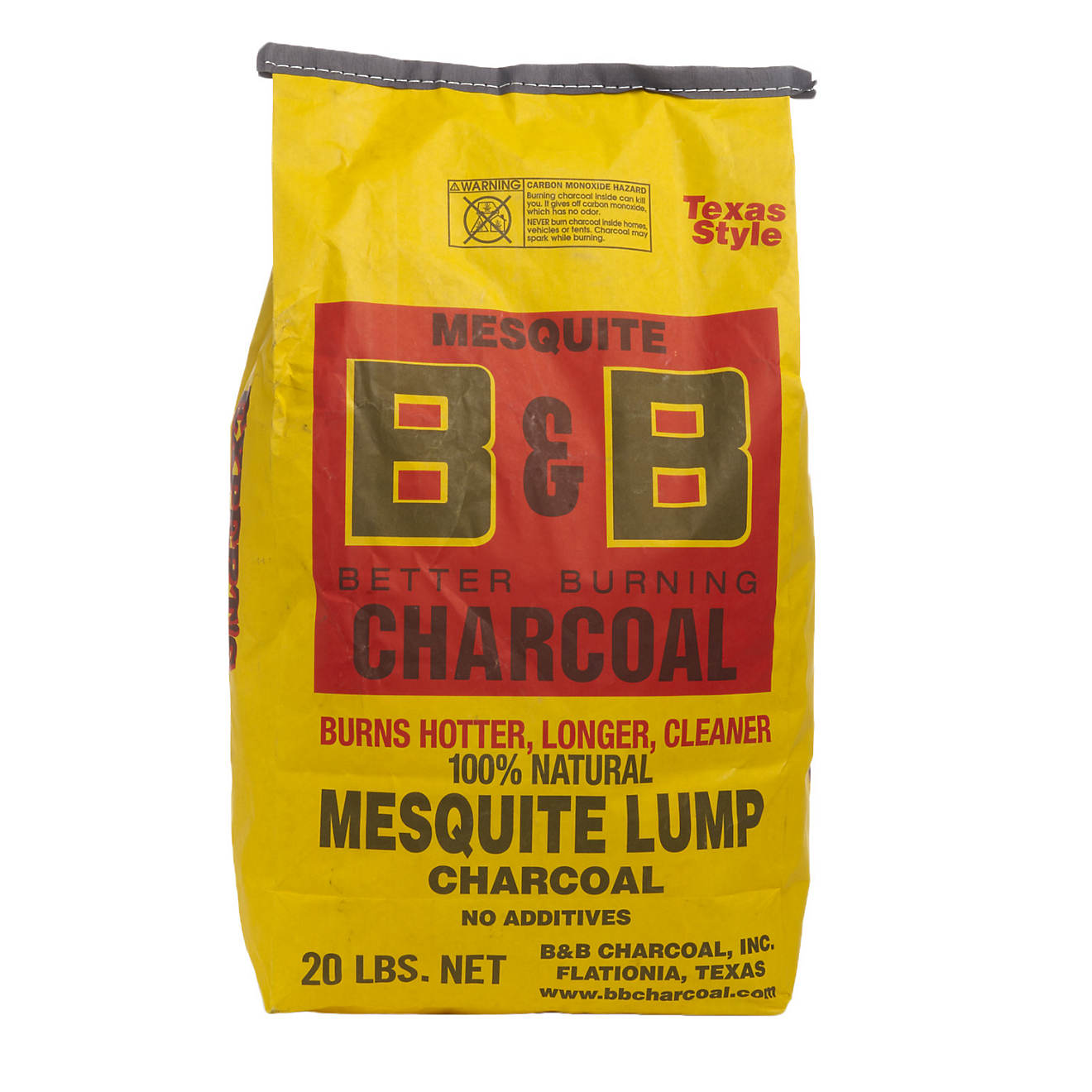 B&B Charcoal Co. 20 lb. B&B Mesquite Lump Charcoal                                                                               - view number 1