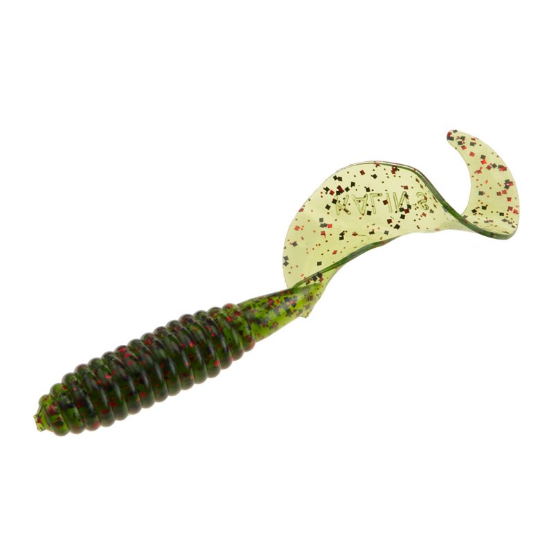Kalin's Lunker Grubs - 5″ - Watermelon Seed Red Flake