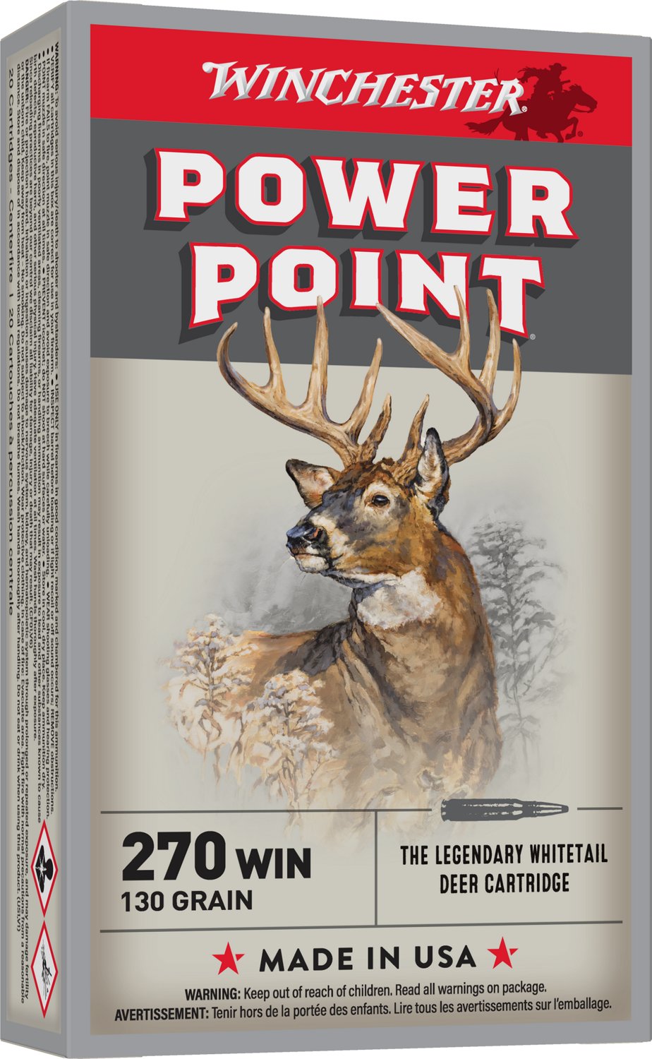 Winchester Super X Power Point .270 Winchester 130 Grain Rifle