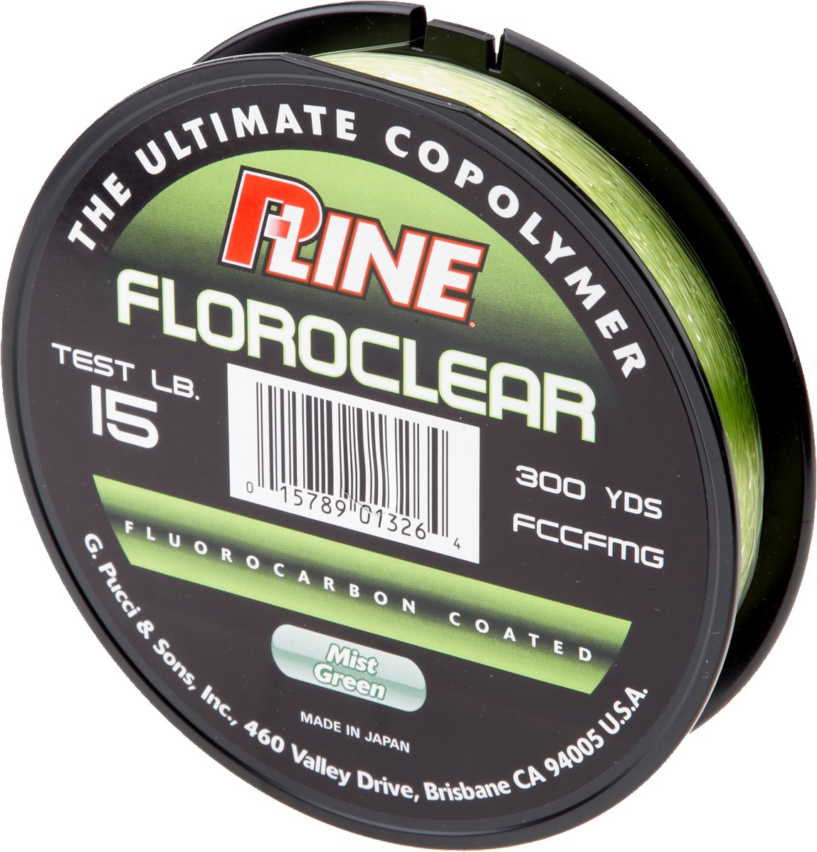 P-Line® Floroclear 15 lb. - 300 yards Fluorocarbon Fishing Line