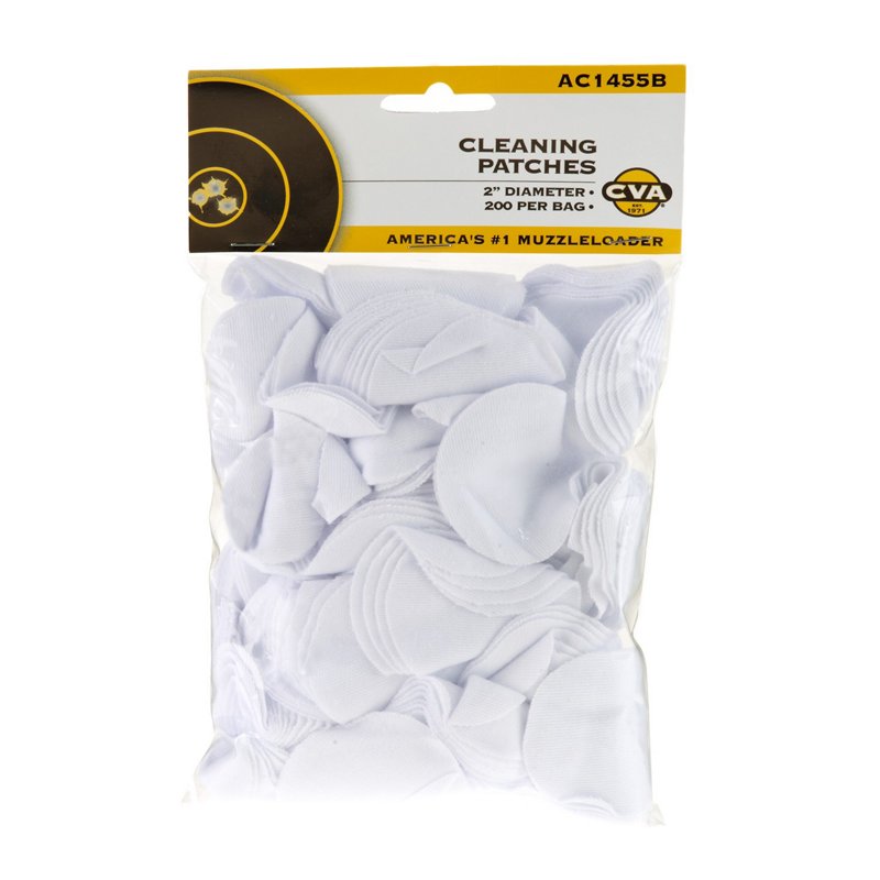 CVA ML CVA 2" Cleaning Patches 200pk AC1455B
