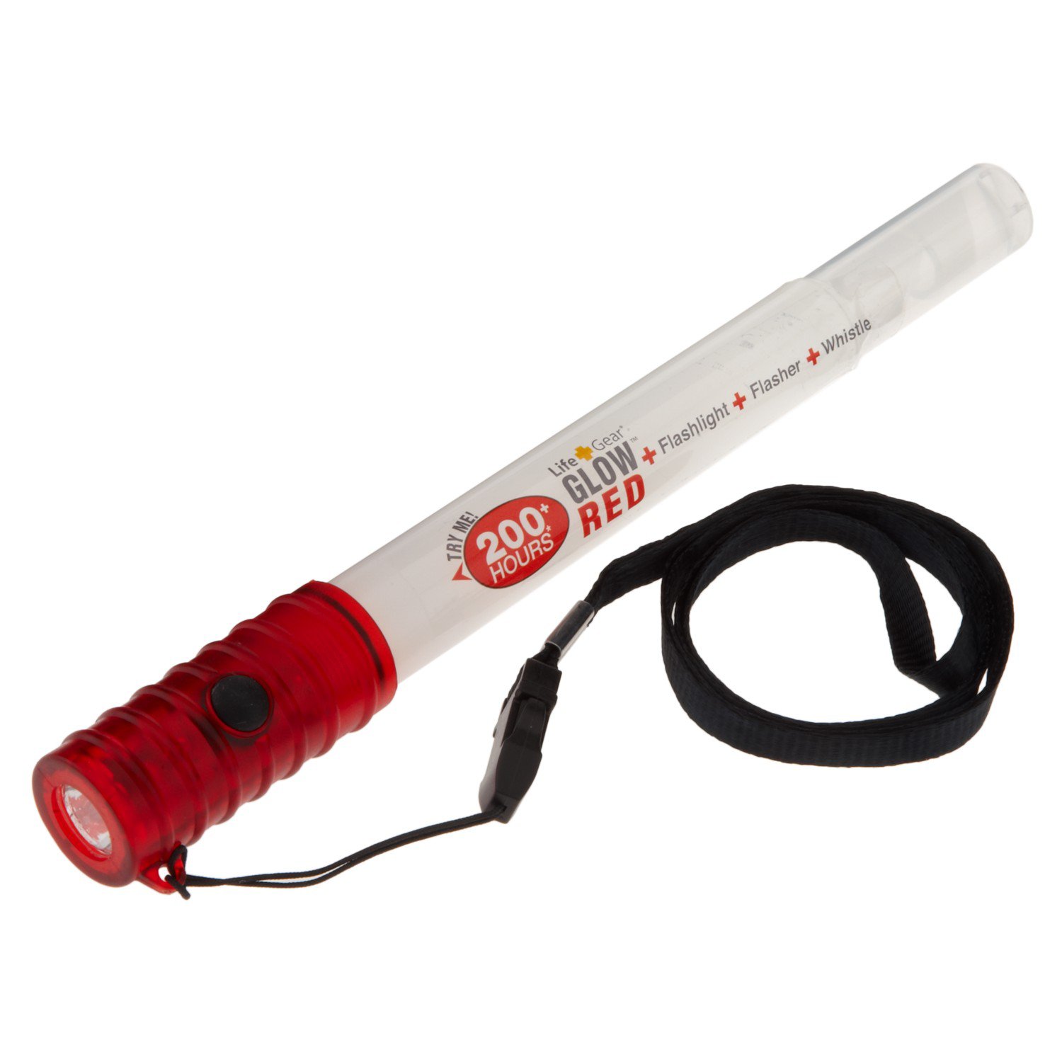 LifeGear Glow Mini Flashlight - RED