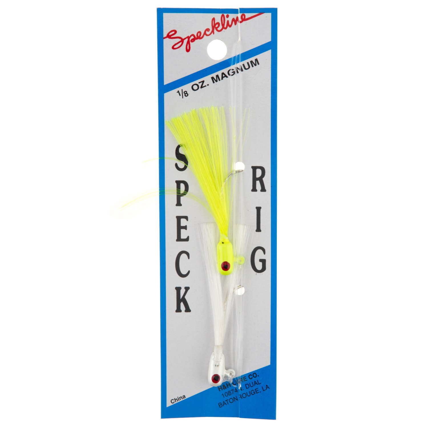 H&H Lure Company Chartreuse 1/8 Oz Speck Rig, 40% OFF