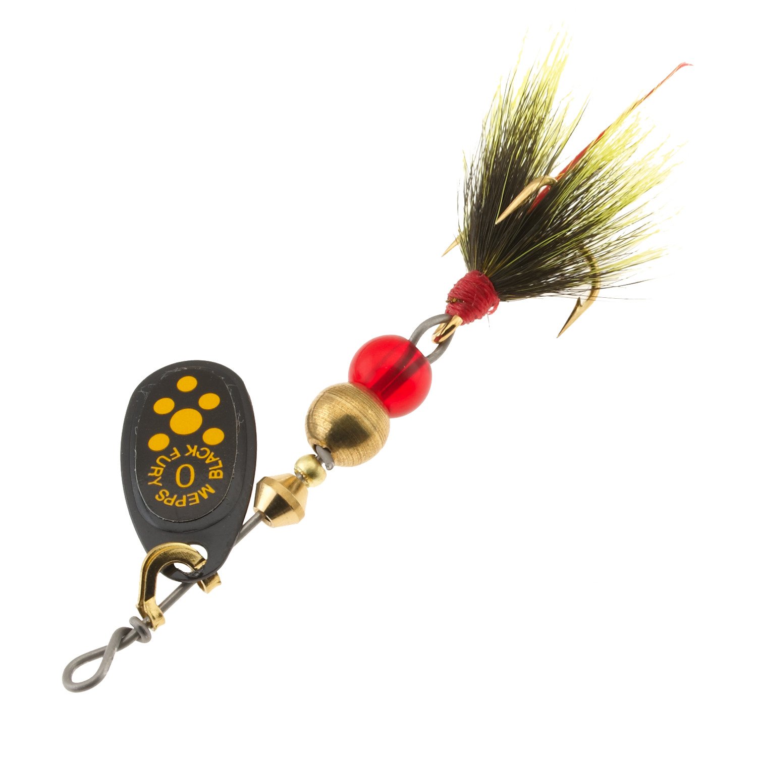 Mepps Black Fury 1/12 oz Dressed Treble In-Line Spinner - view number 1