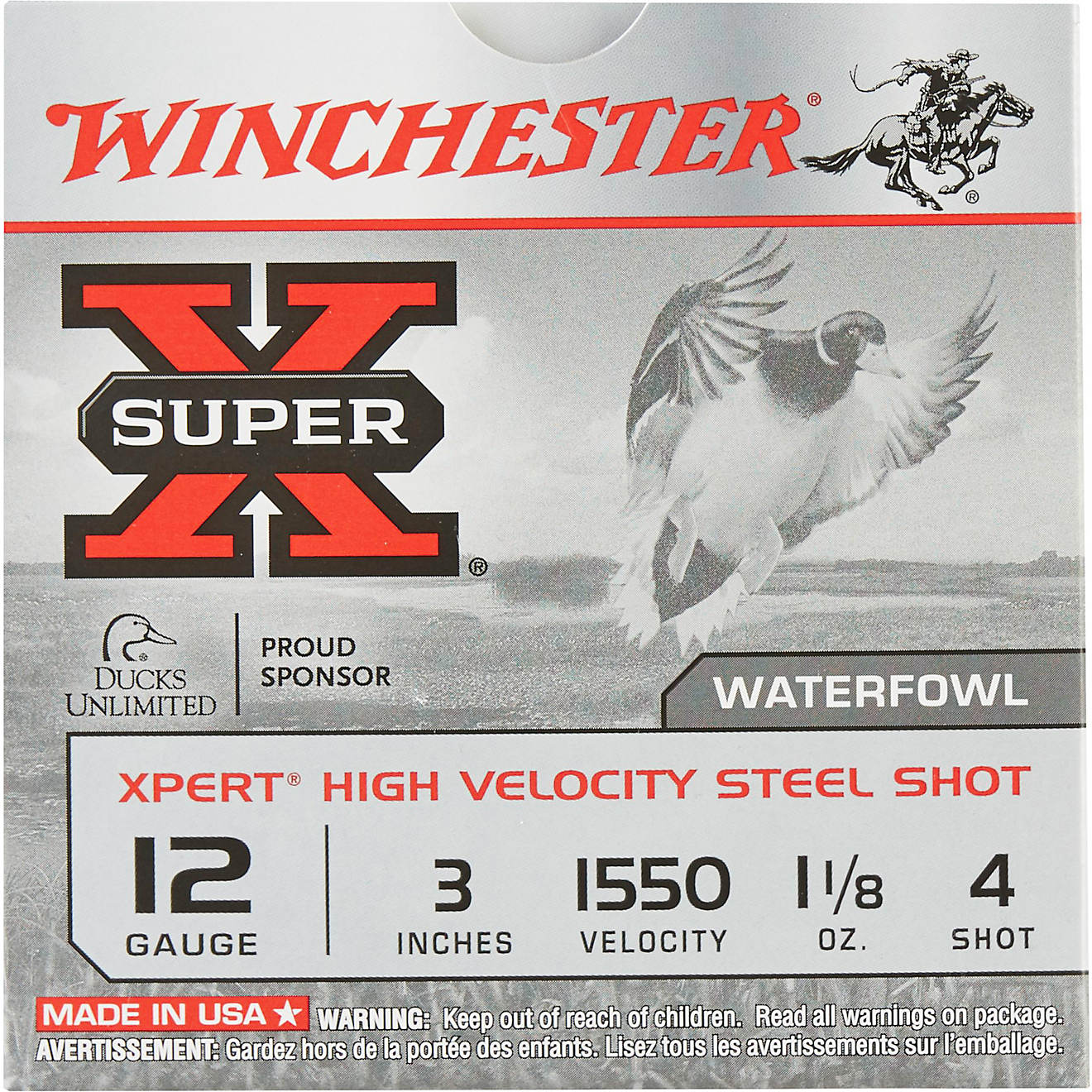 Winchester Xpert Hi-Velocity Steel 12 Gauge Shotshells - 25 Rounds                                                               - view number 1