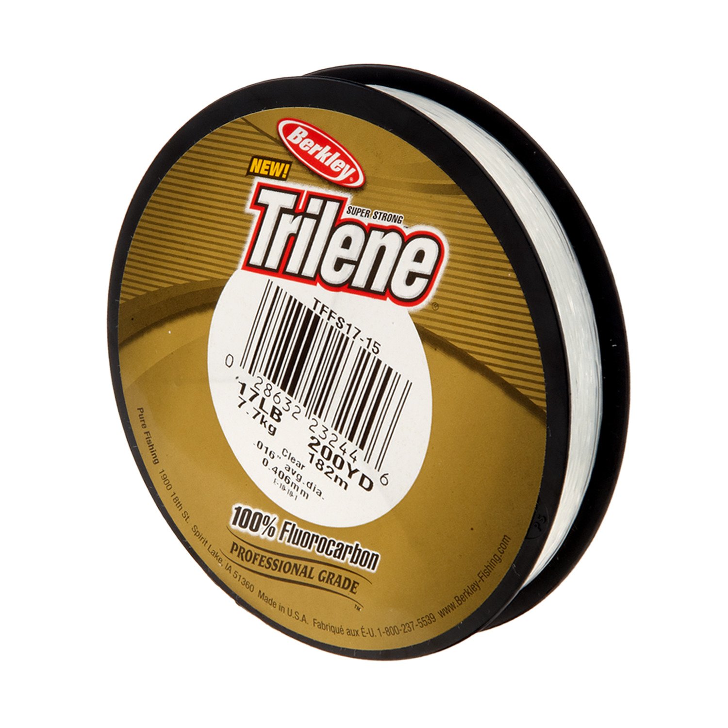 Berkley Trilene 17 lb 200 yards Fluorocarbon Fishing Line Academy