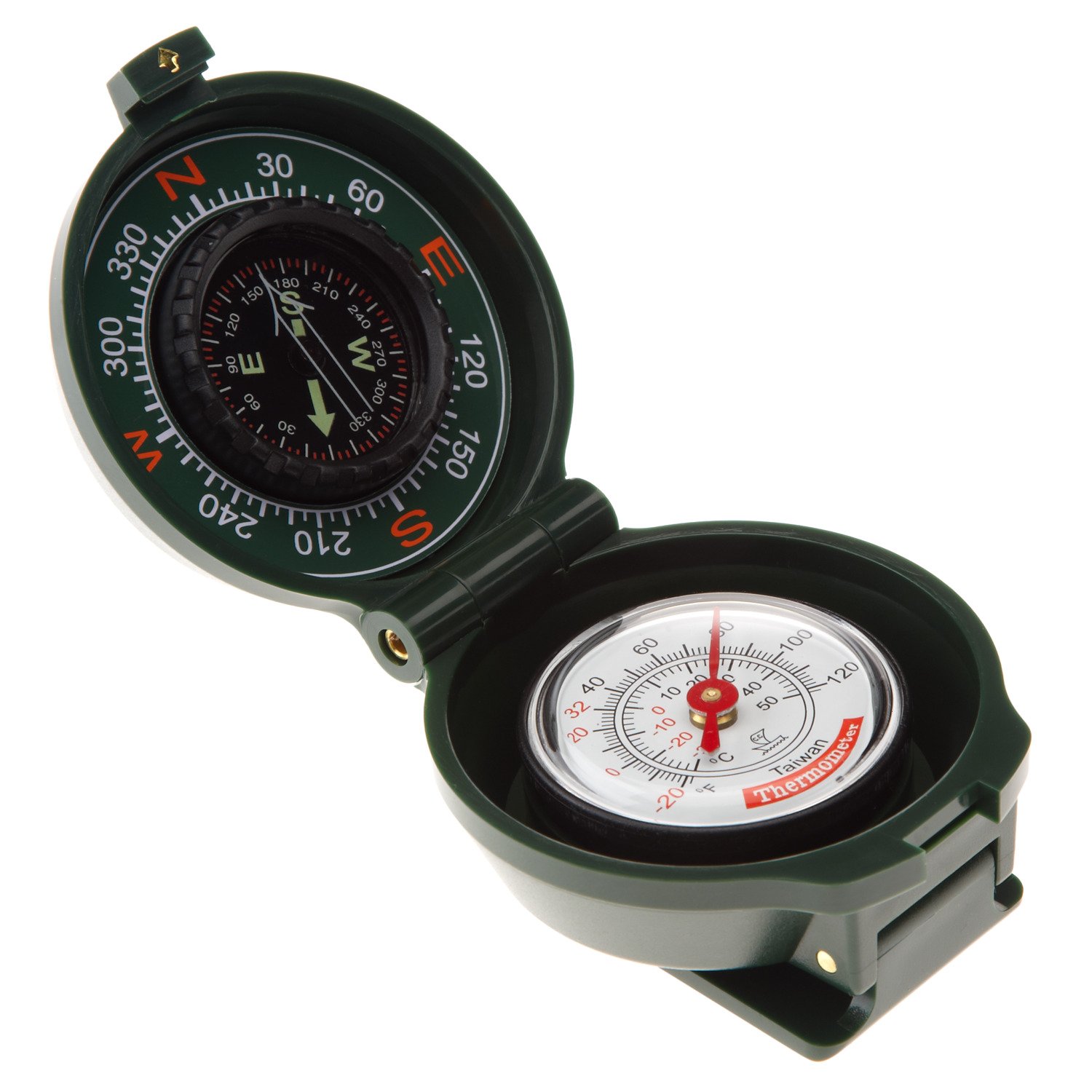 Coghlans Zipper Pull Thermometer / Compass — The Cabin Depot